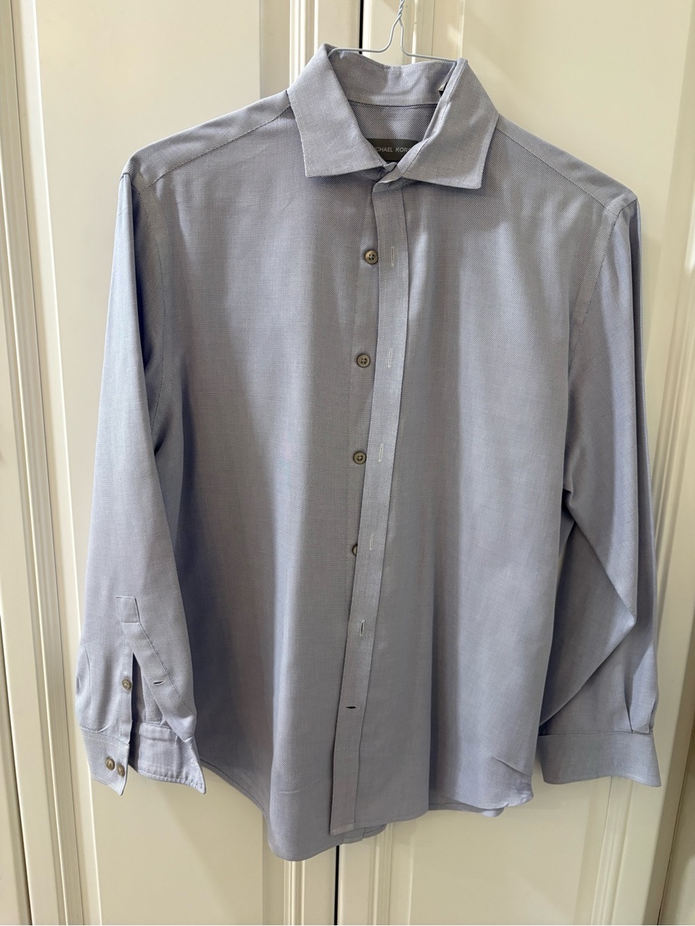 Michael Kors Men's Pale Blue Dress Shirt